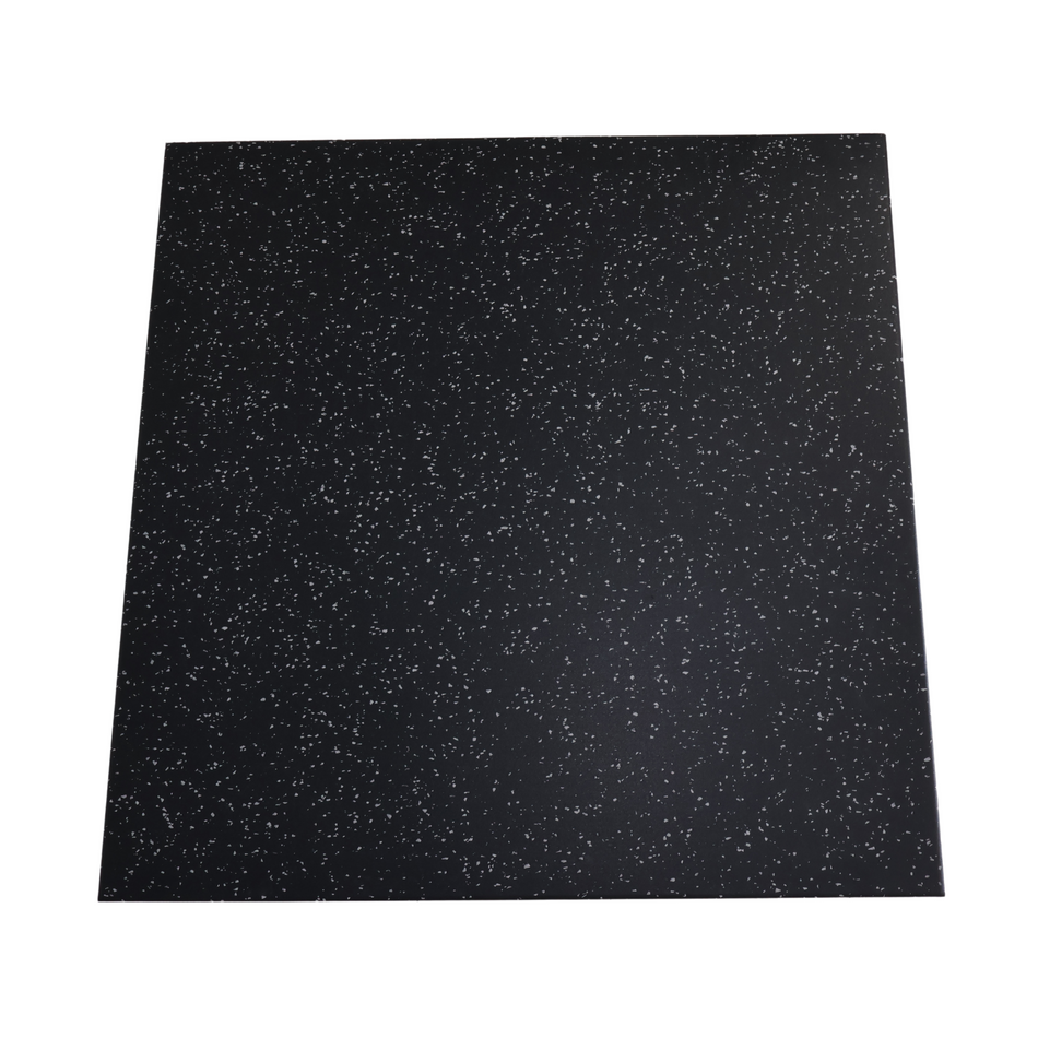 ARROW 15mm Rubber Gym Flooring Tiles 1m x 1m – Black/Grey Fleck (Pre-Order August)
