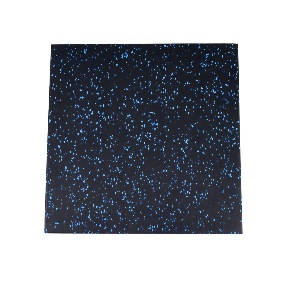 Studio Gym Flooring 20mm 500x500 Blue Fleck
