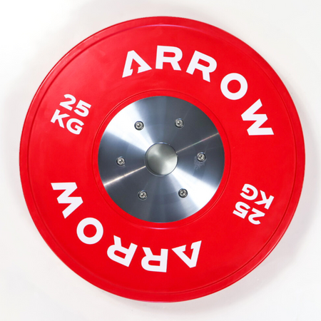 ARROW Competition Bumper Weight Plate 25kg Red