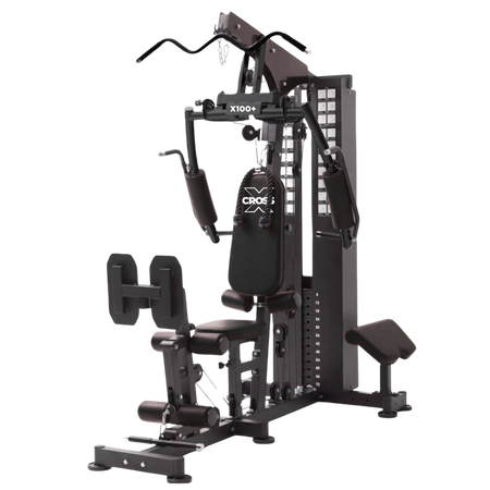Black fitness machine with 'Crosstrainer' branding on a white background