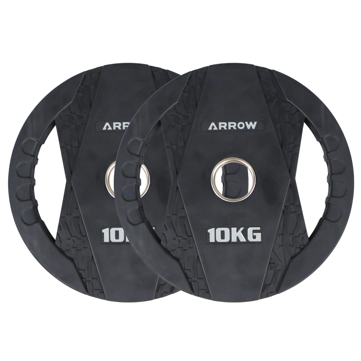 ARROW Olympic Rubber Coated Weight Plate - 10kg Pair