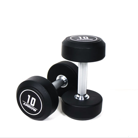ARROW commercial PU Round Dumbbells 10kg