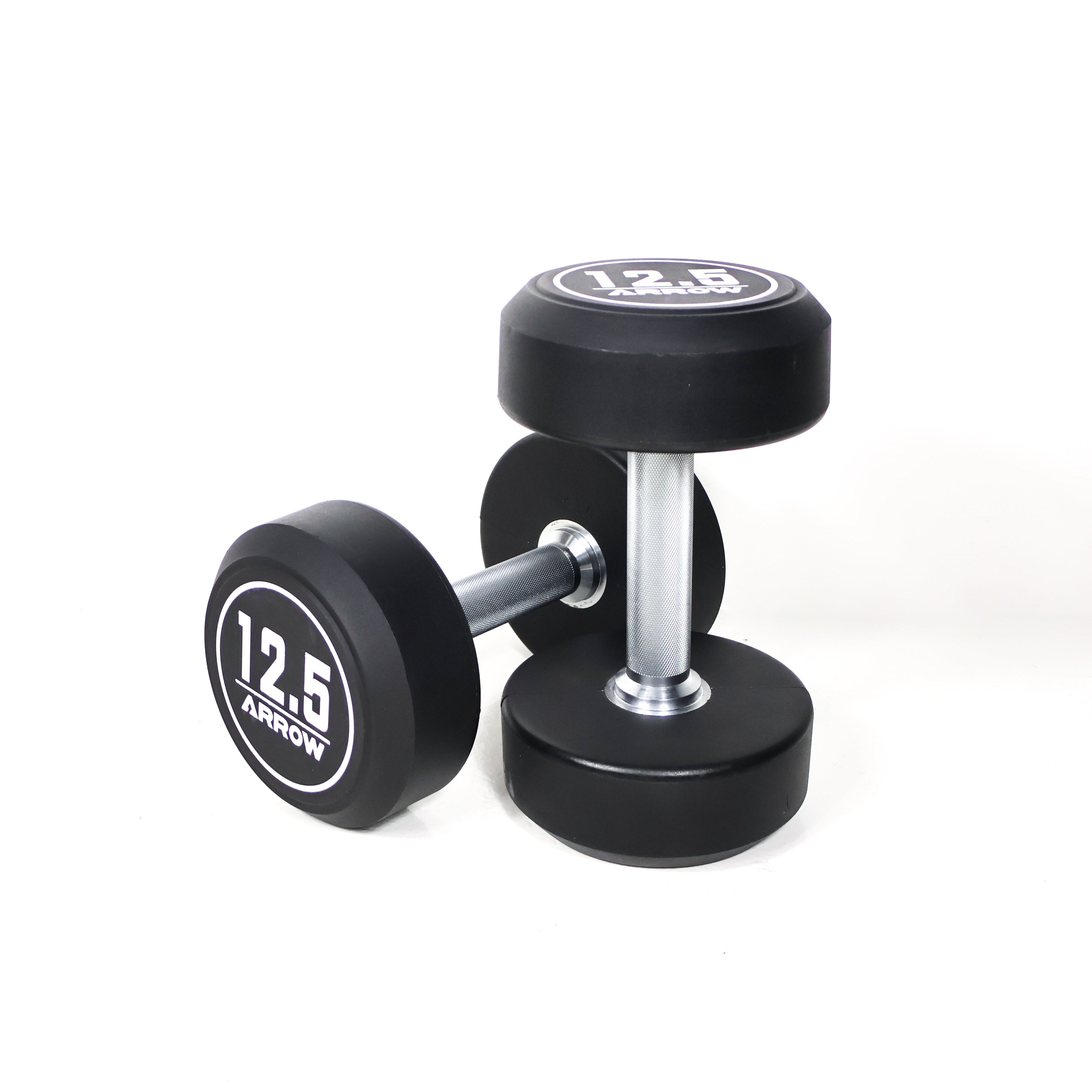 ARROW commercial PU Round Dumbbells 12.5kg
