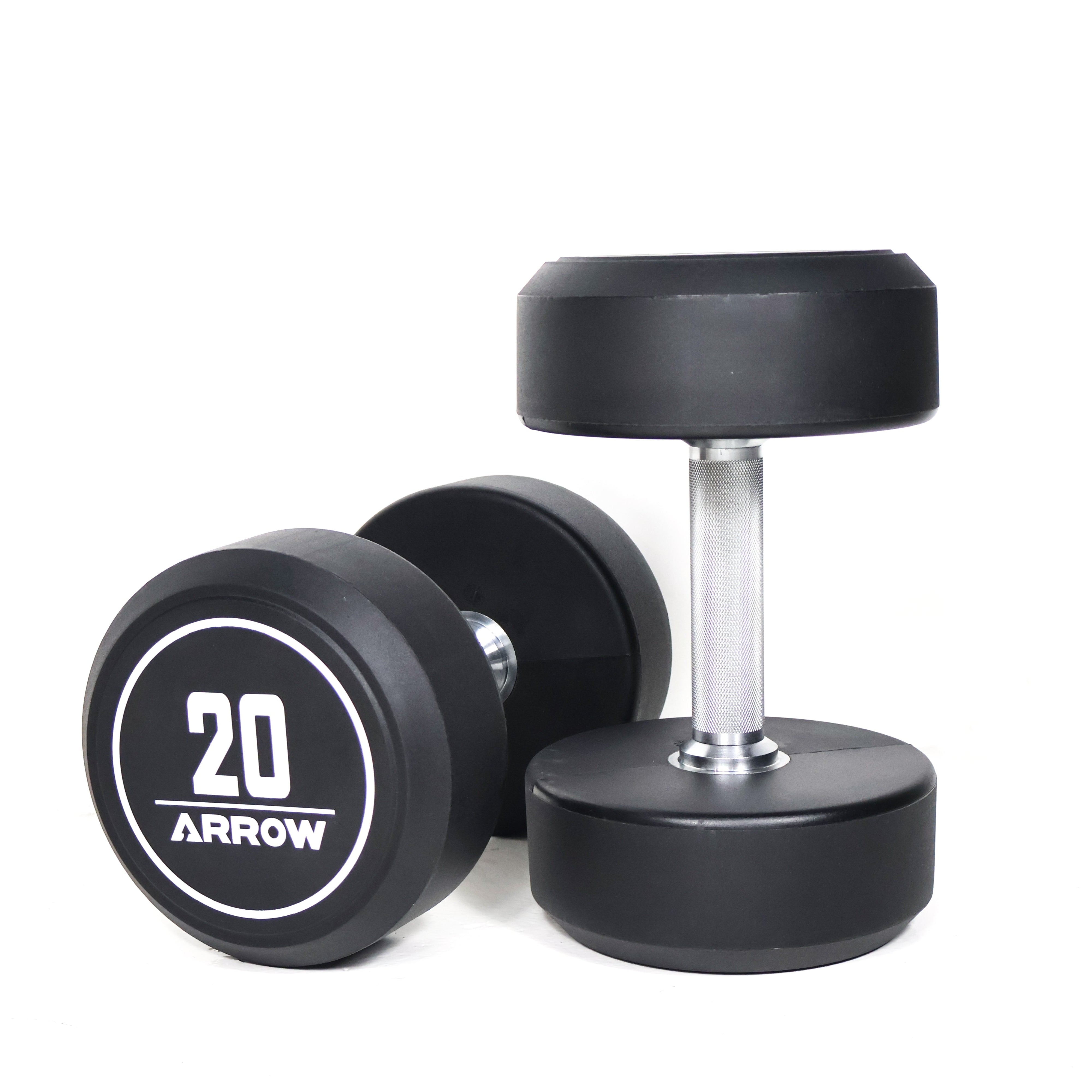 ARROW commercial PU Round Dumbbells 20kg