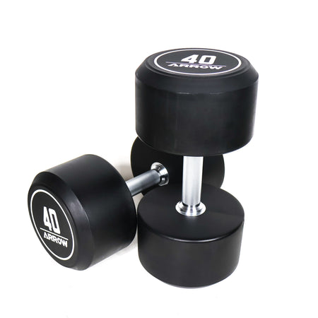 ARROW commercial PU Round Dumbbells 40kg