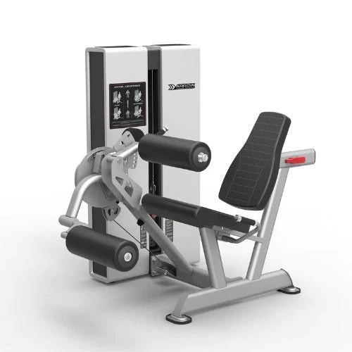 Leg extension and leg curl exercise machines