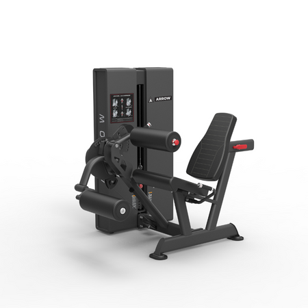 Leg extension and leg curl exercise machines