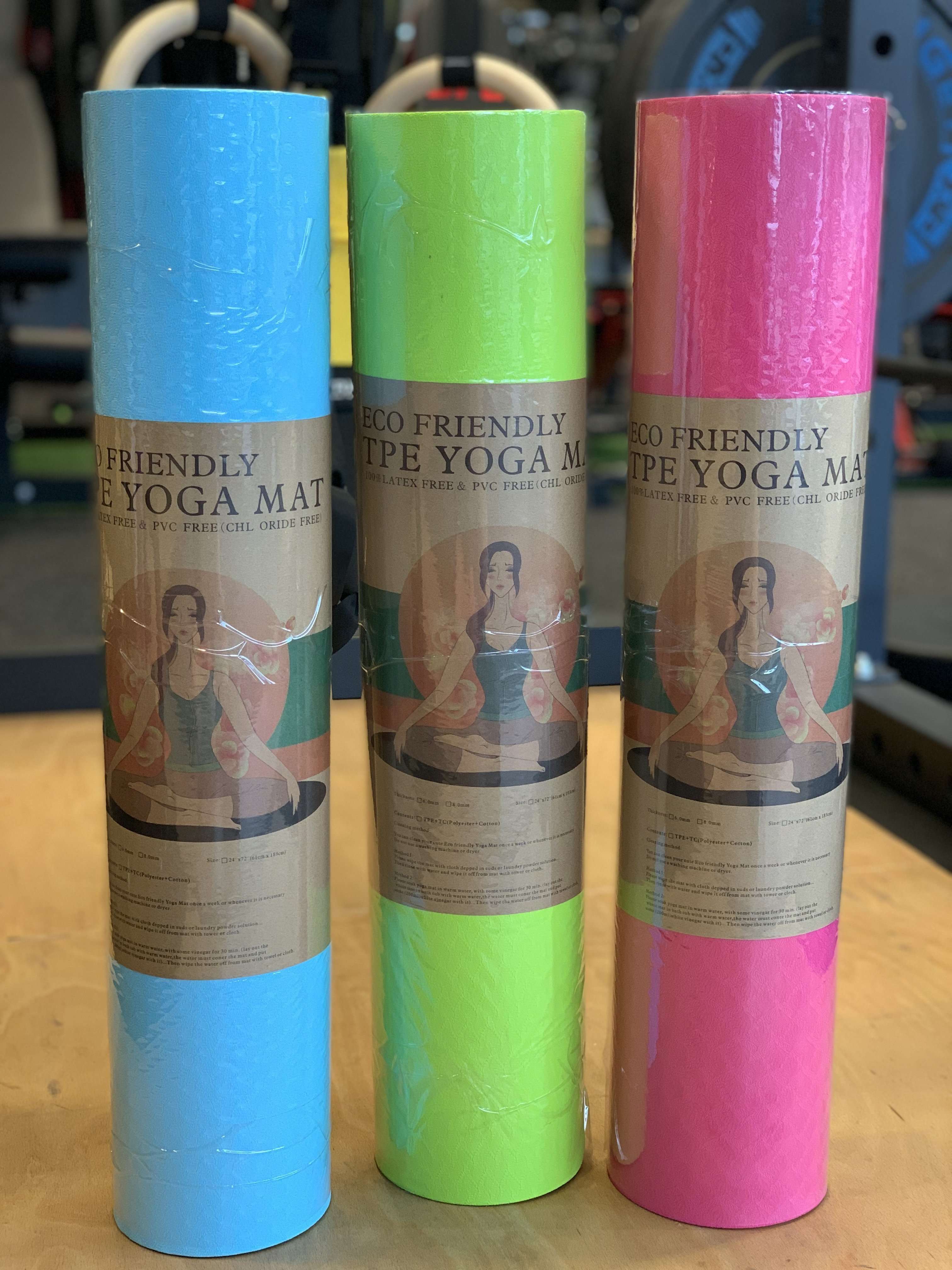 Eco friendly PVC, Latex Free yoga mat